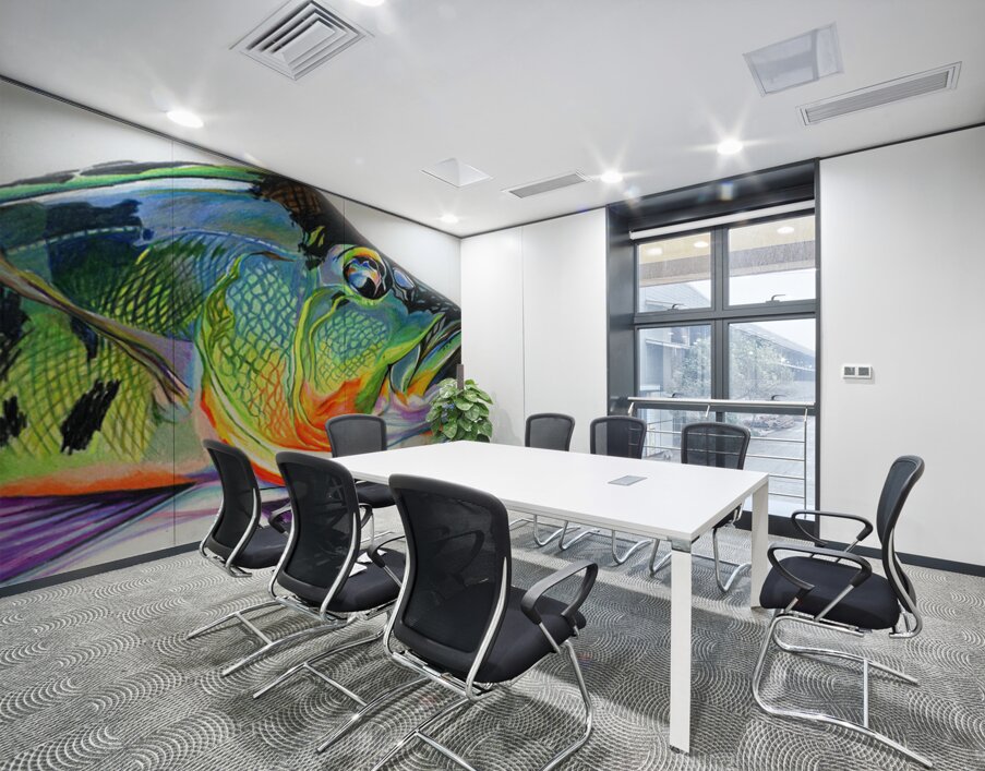 Peacock Bass Wall Printing