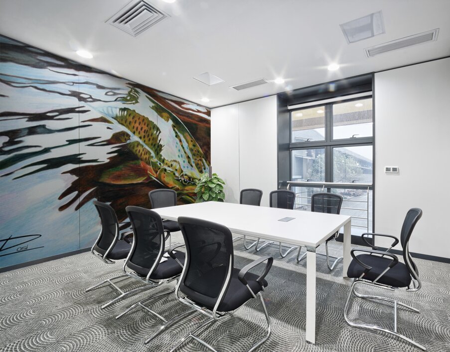 Trout Release Wall Printing