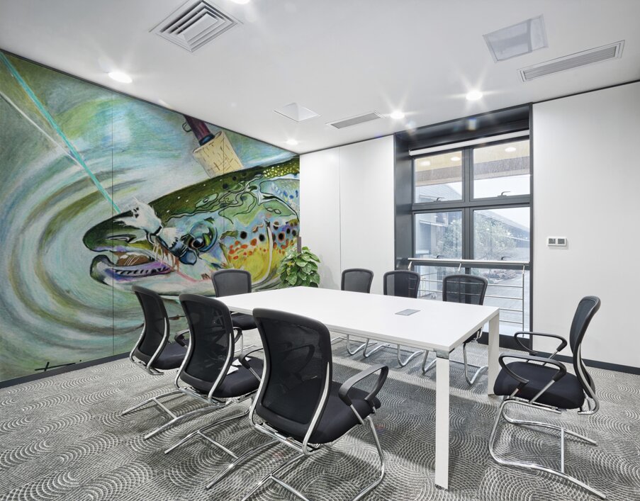 Atlantic Salmon Dry Fly Wall Printing