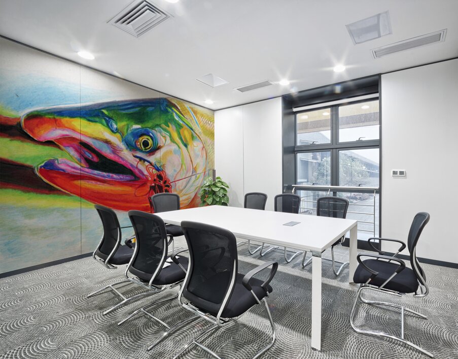 Coho Salmon Wall Printing