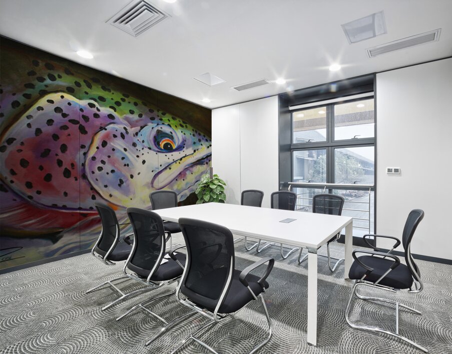 Leopard Trout Wall Printing