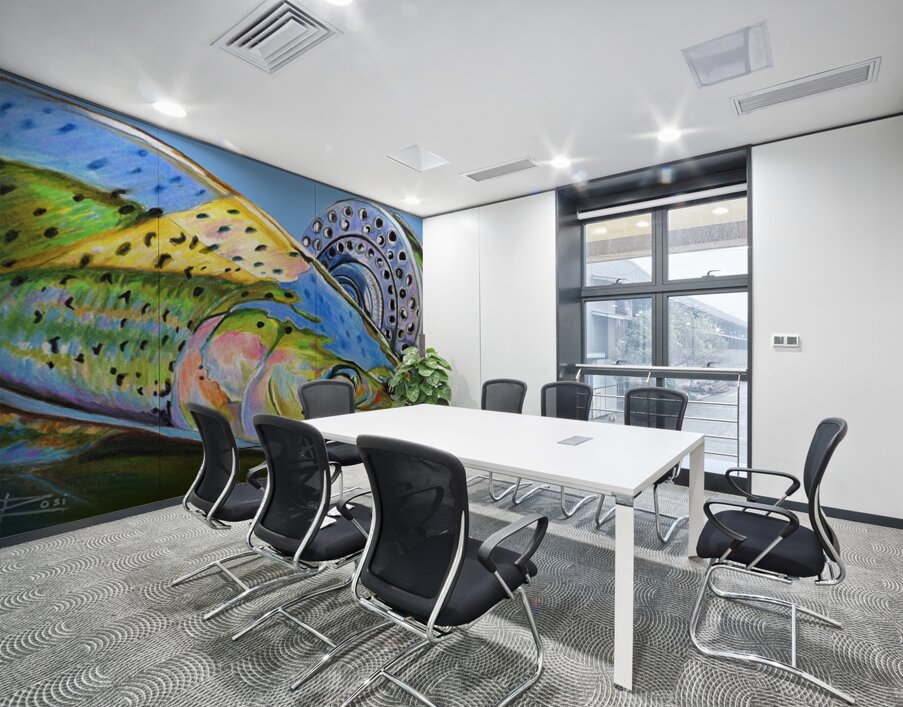 Reel Reflection Wall Printing