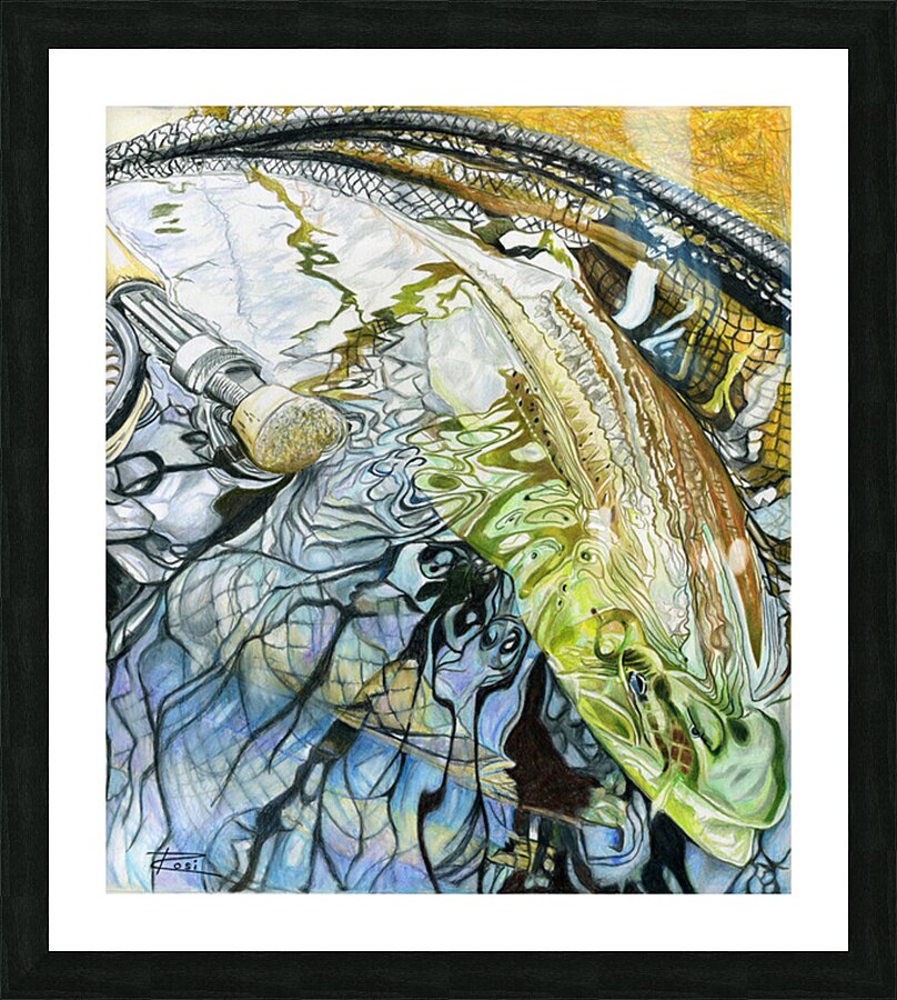 Lake Run Brownie Picture Frame print