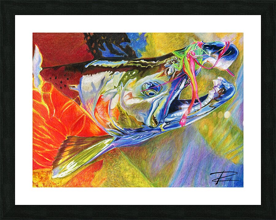 Alaskan Coho Impression et Cadre photo