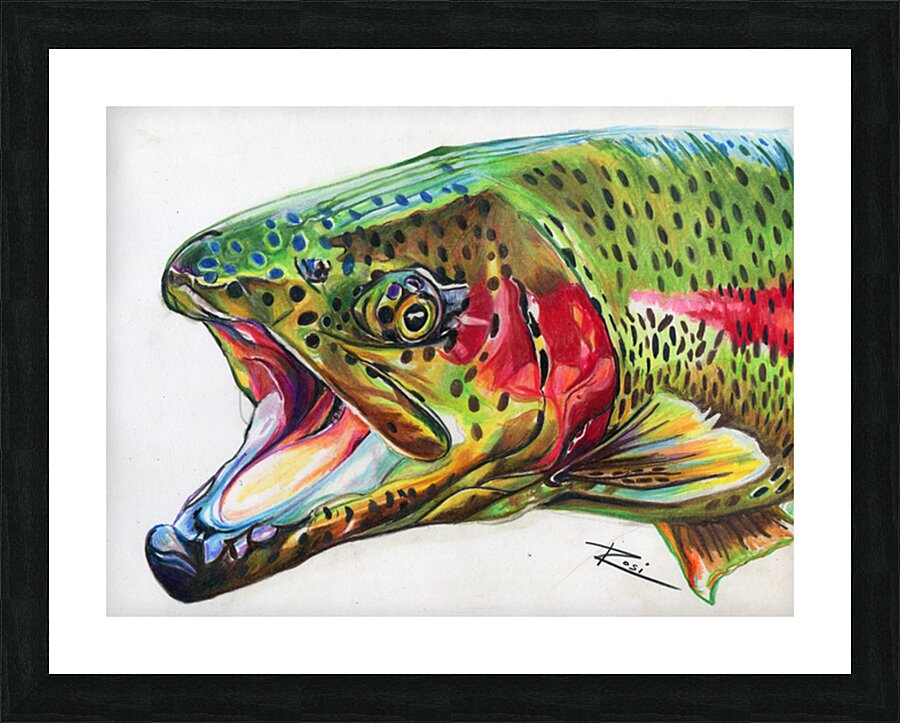 Cuttie II Picture Frame print