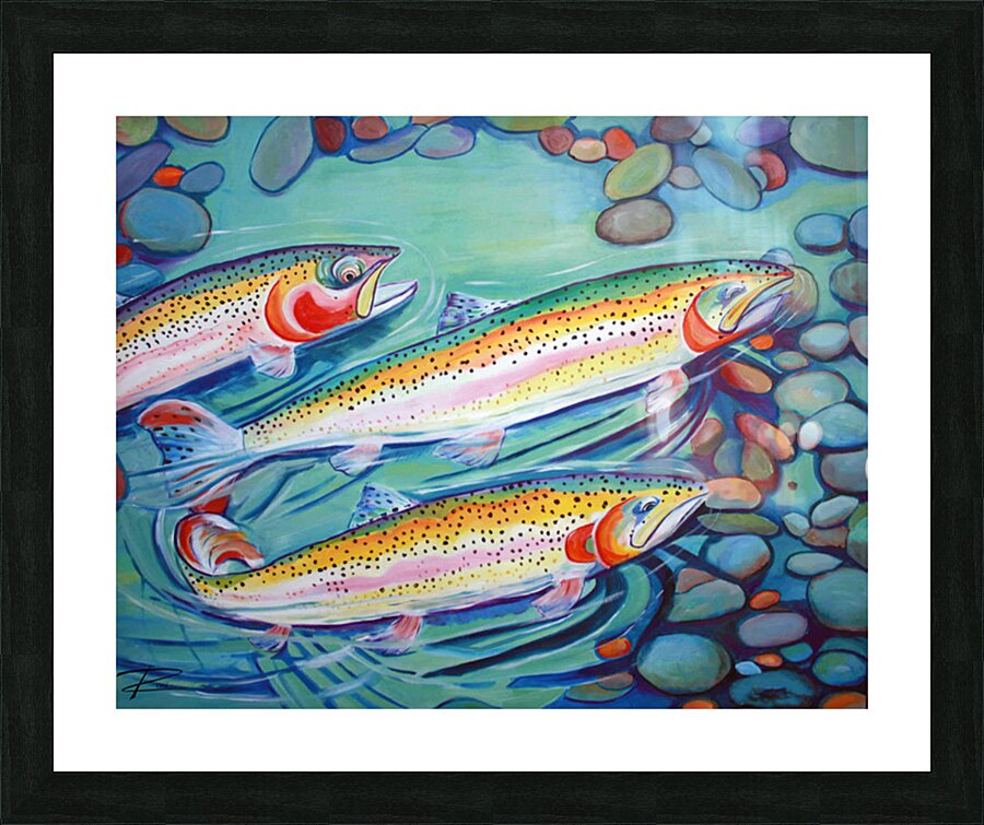 Trout Invasion Impression et Cadre photo