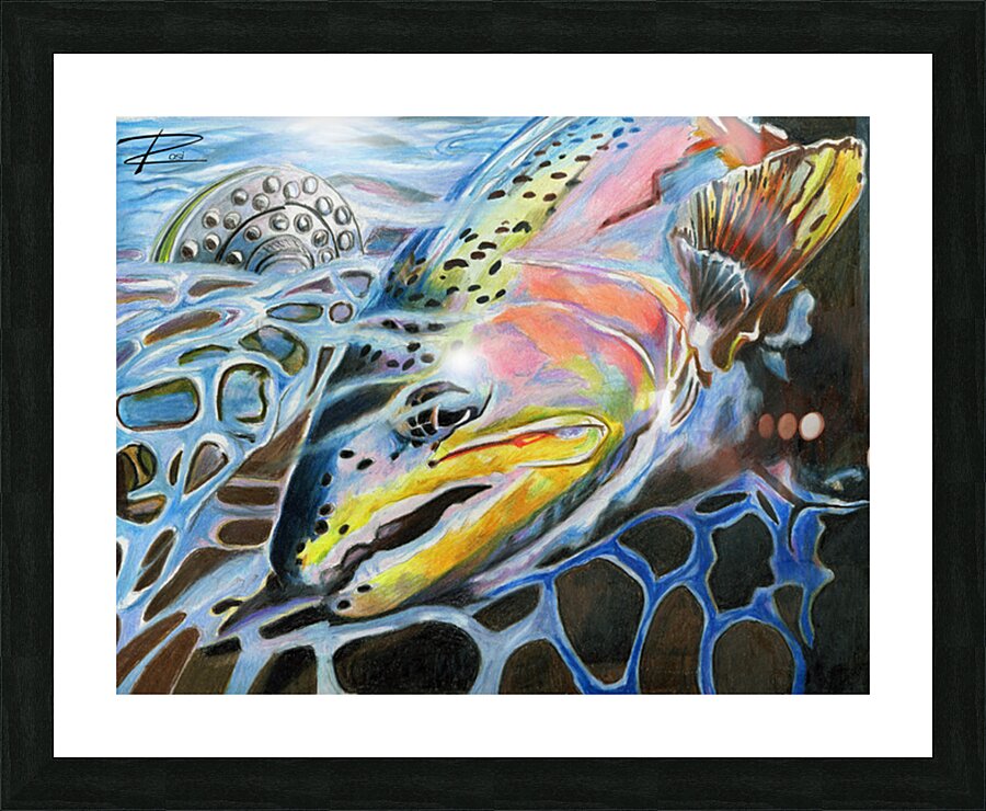 Reel Reflection II Picture Frame print