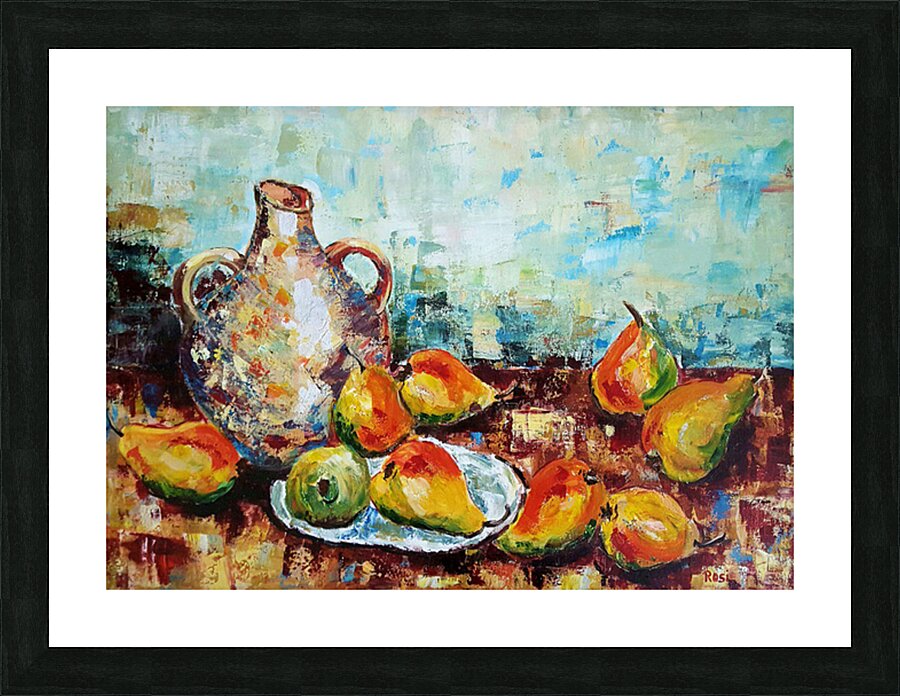 Nine Pears Picture Frame print