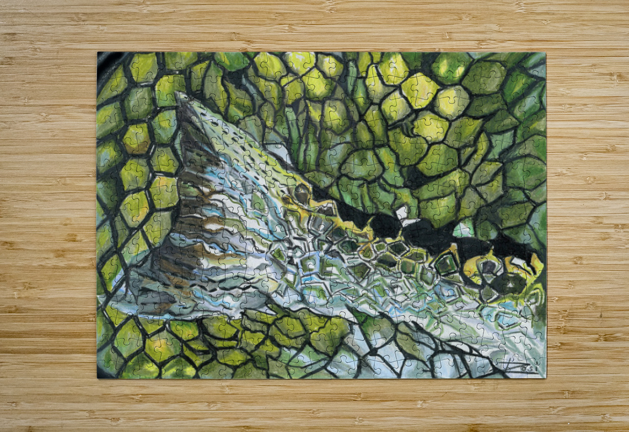 Fish Tail II Rosi Oldenburg Puzzle printing