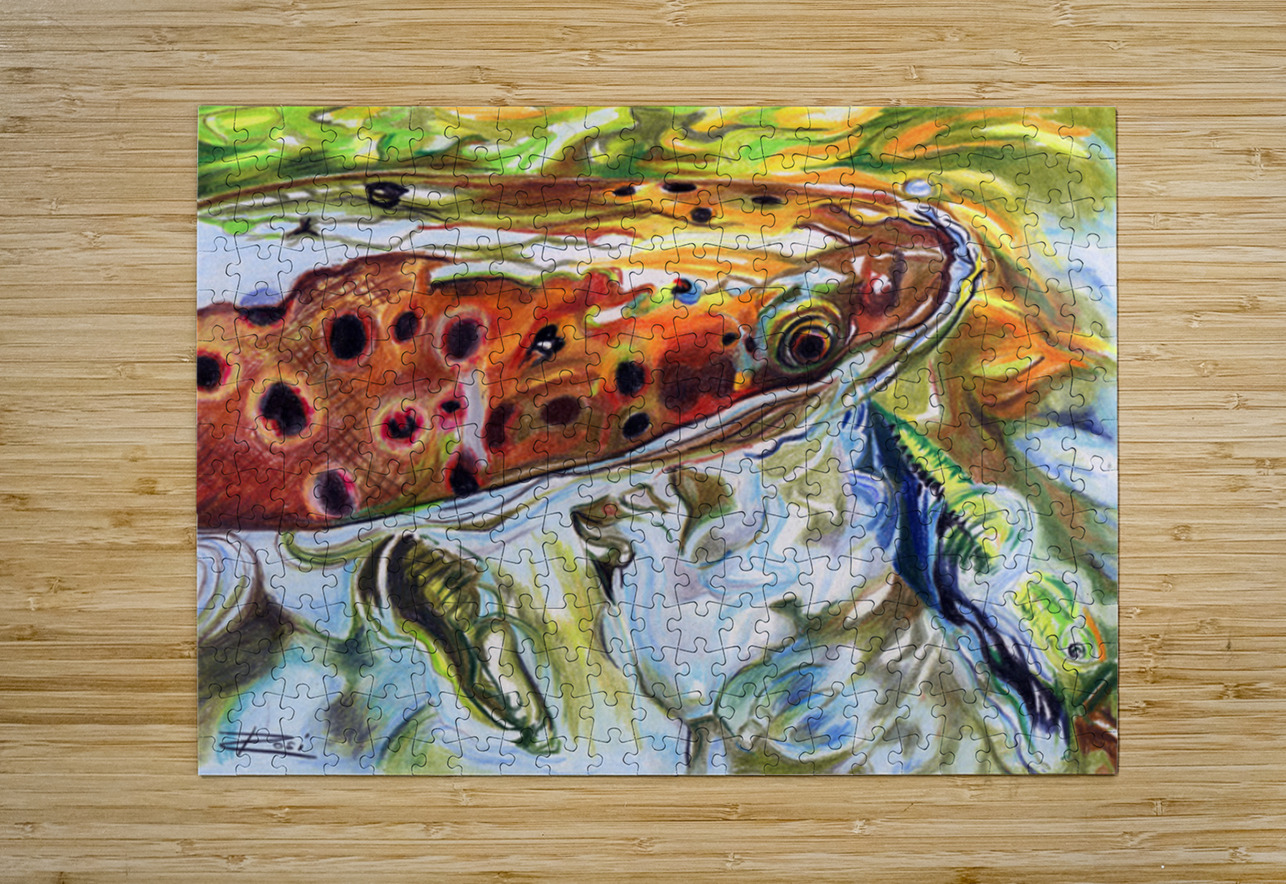 Brownie Hooked Rosi Oldenburg Puzzle printing