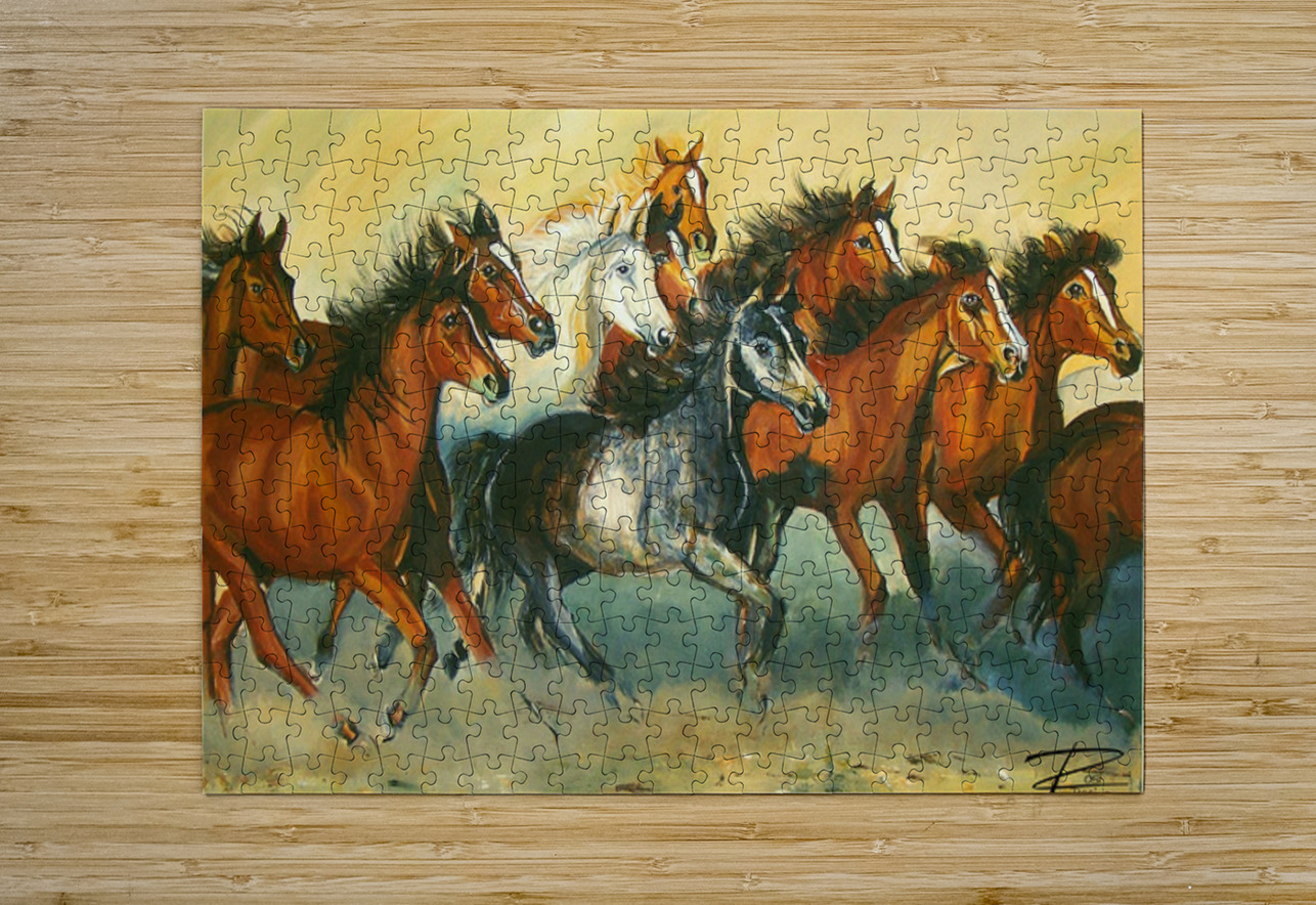 Stampede Rosi Oldenburg Puzzle printing