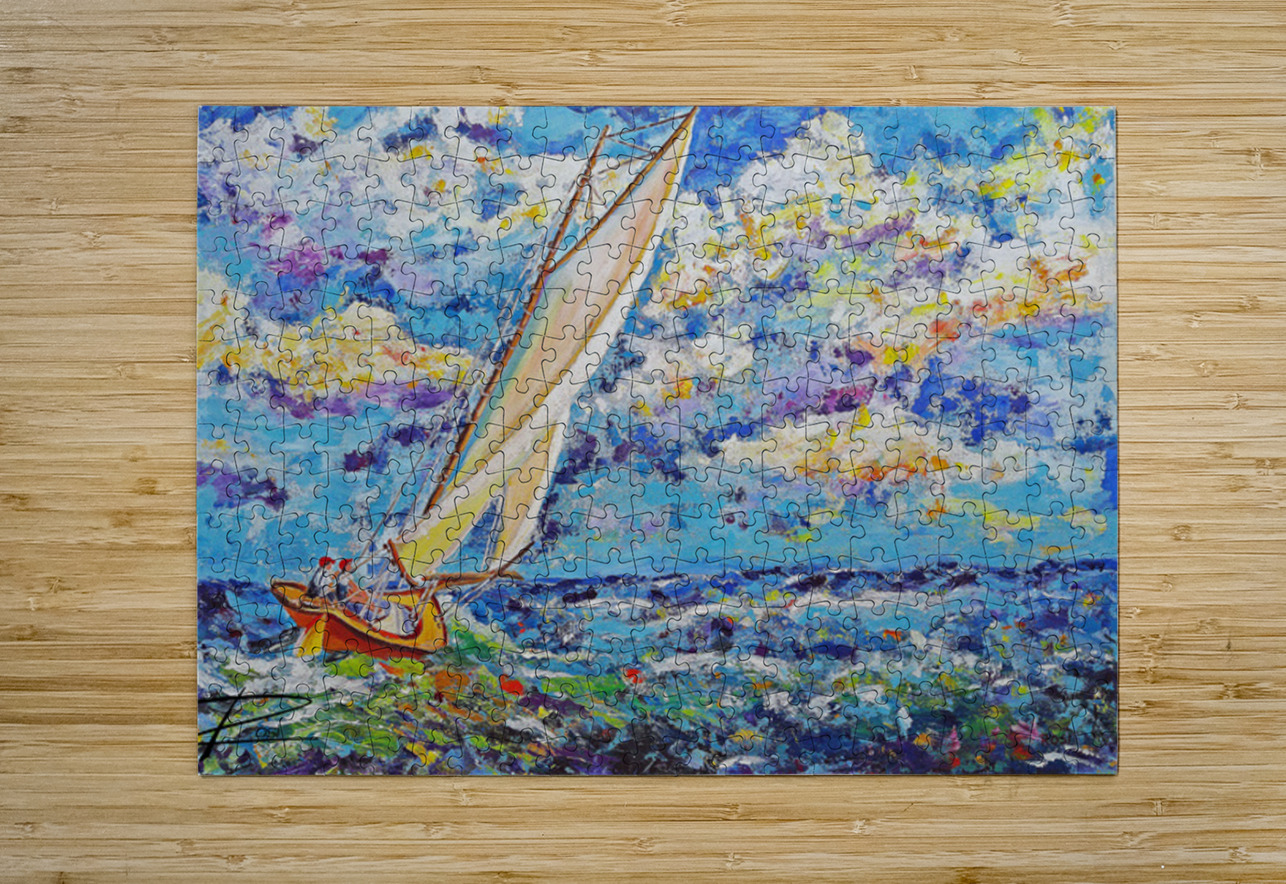 Sailing the Storm Rosi Oldenburg Puzzle printing