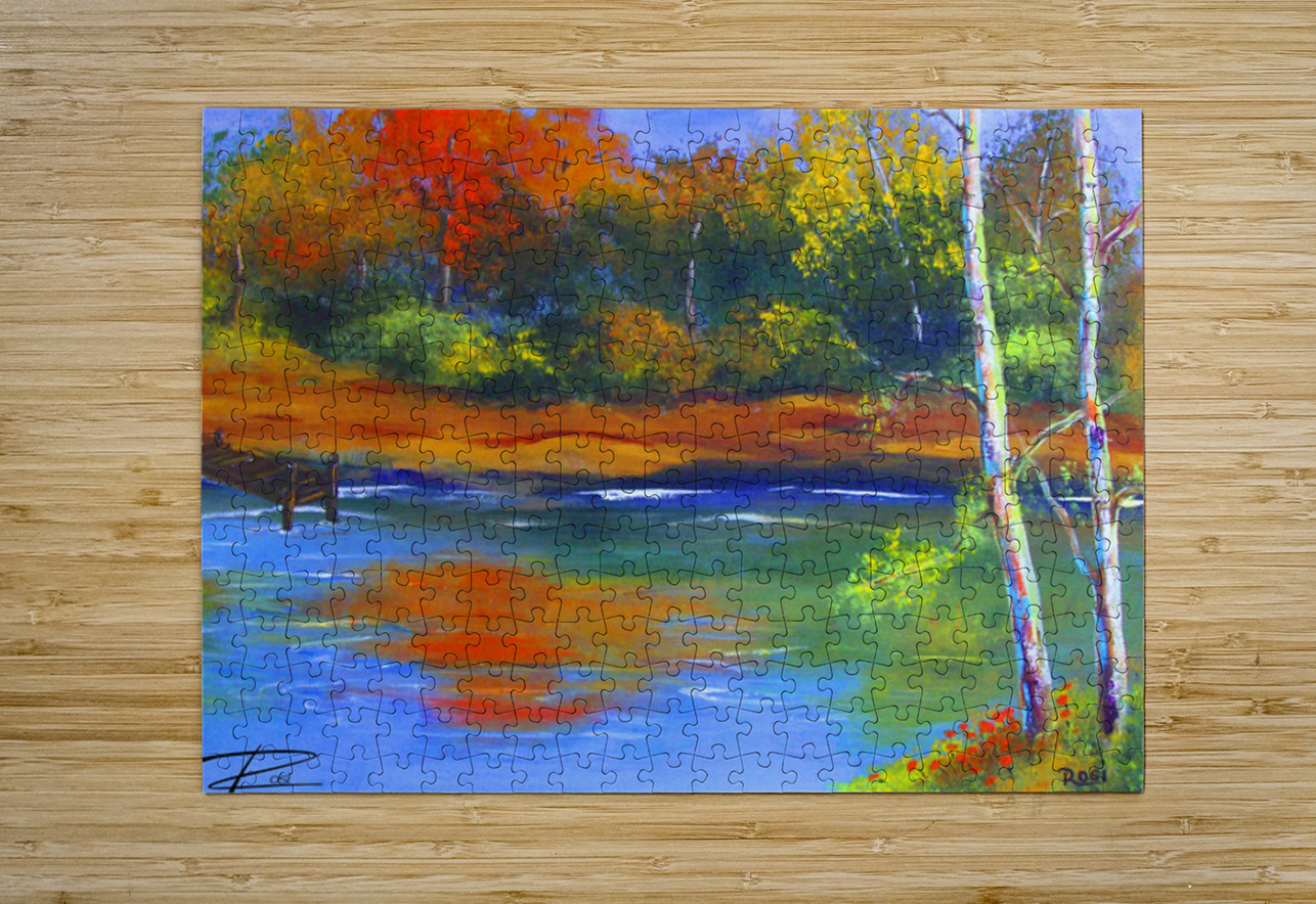 Fall Lake Rosi Oldenburg Puzzle printing