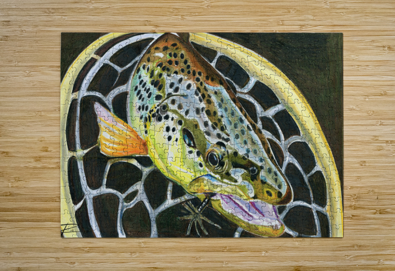 In The Net II Rosi Oldenburg Puzzle printing