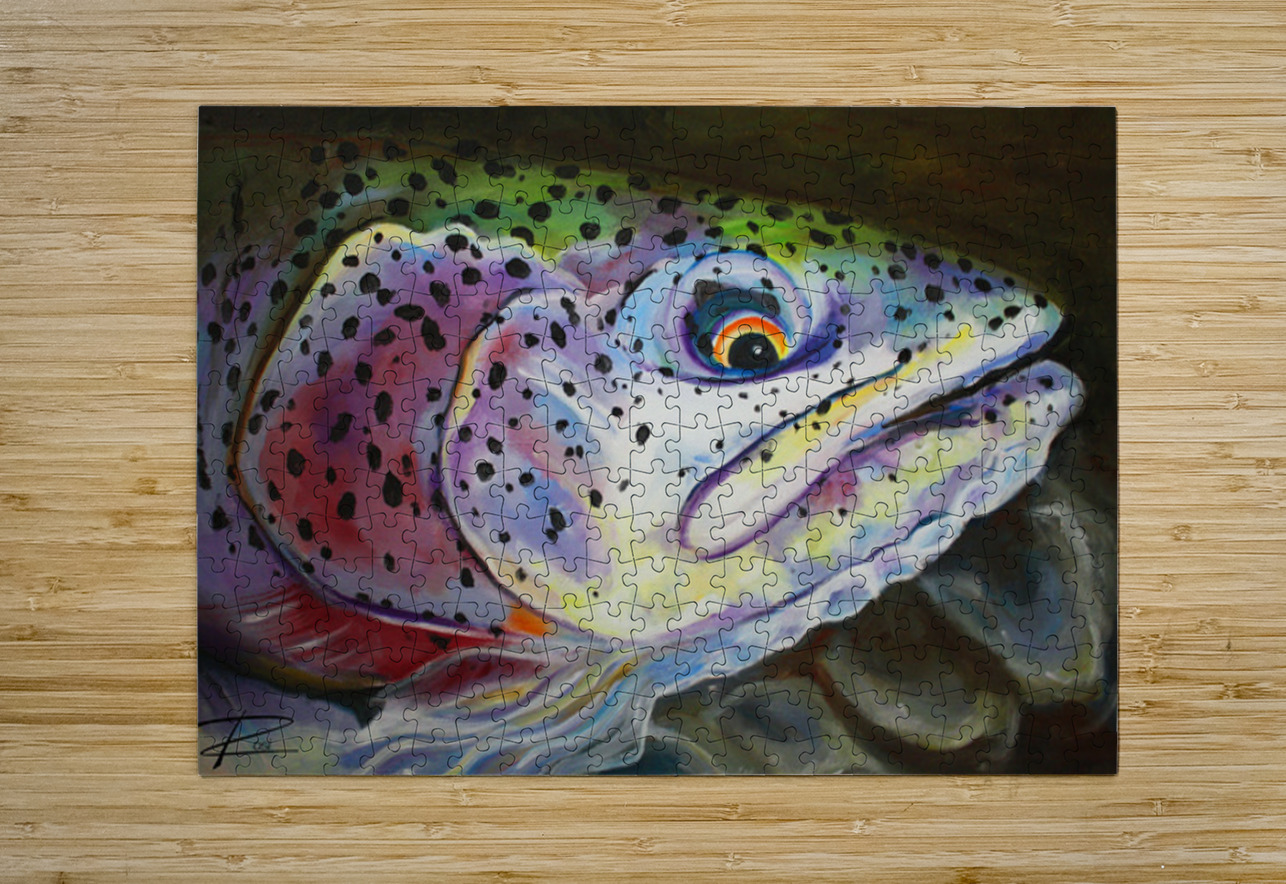 Leopard Trout Rosi Oldenburg Puzzle printing