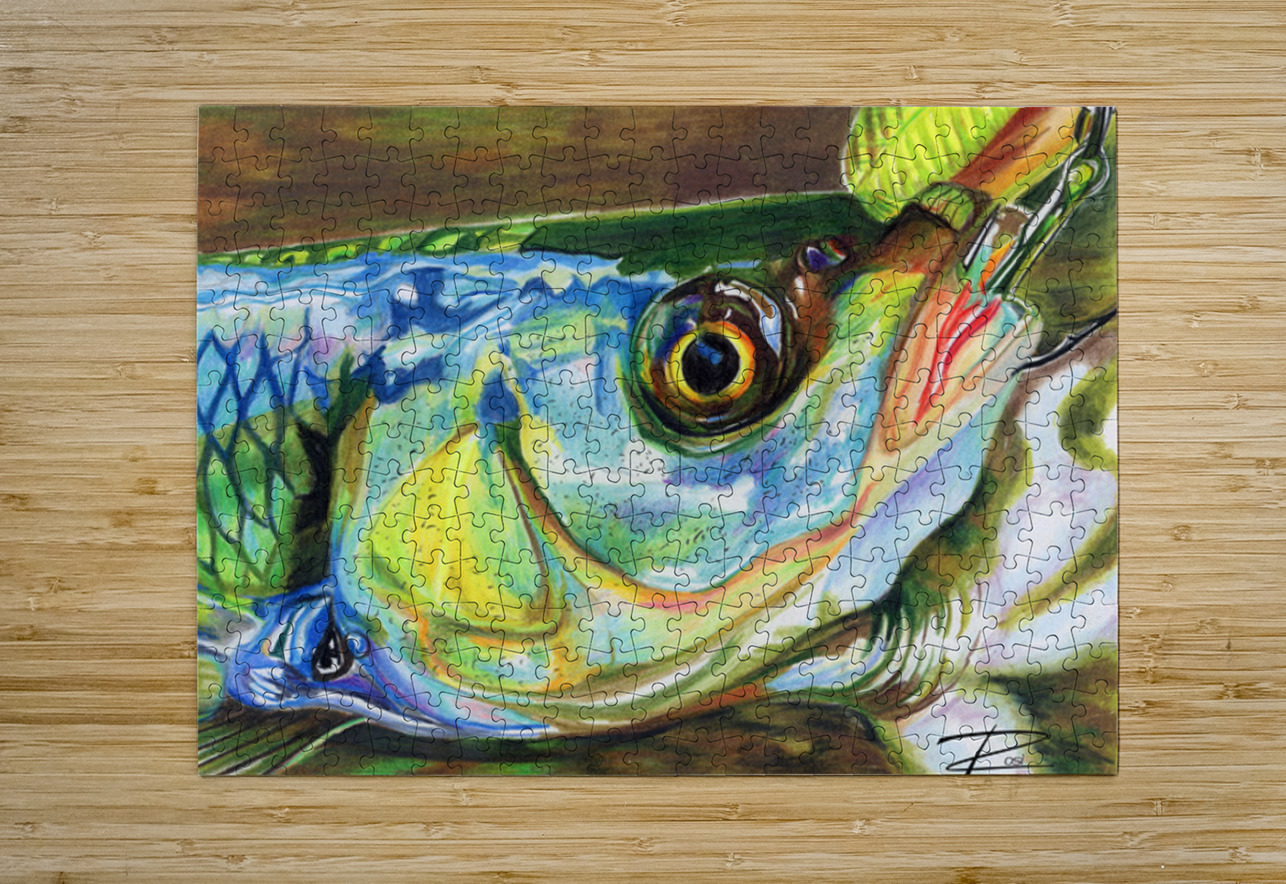 On The Hook II Rosi Oldenburg Puzzle printing