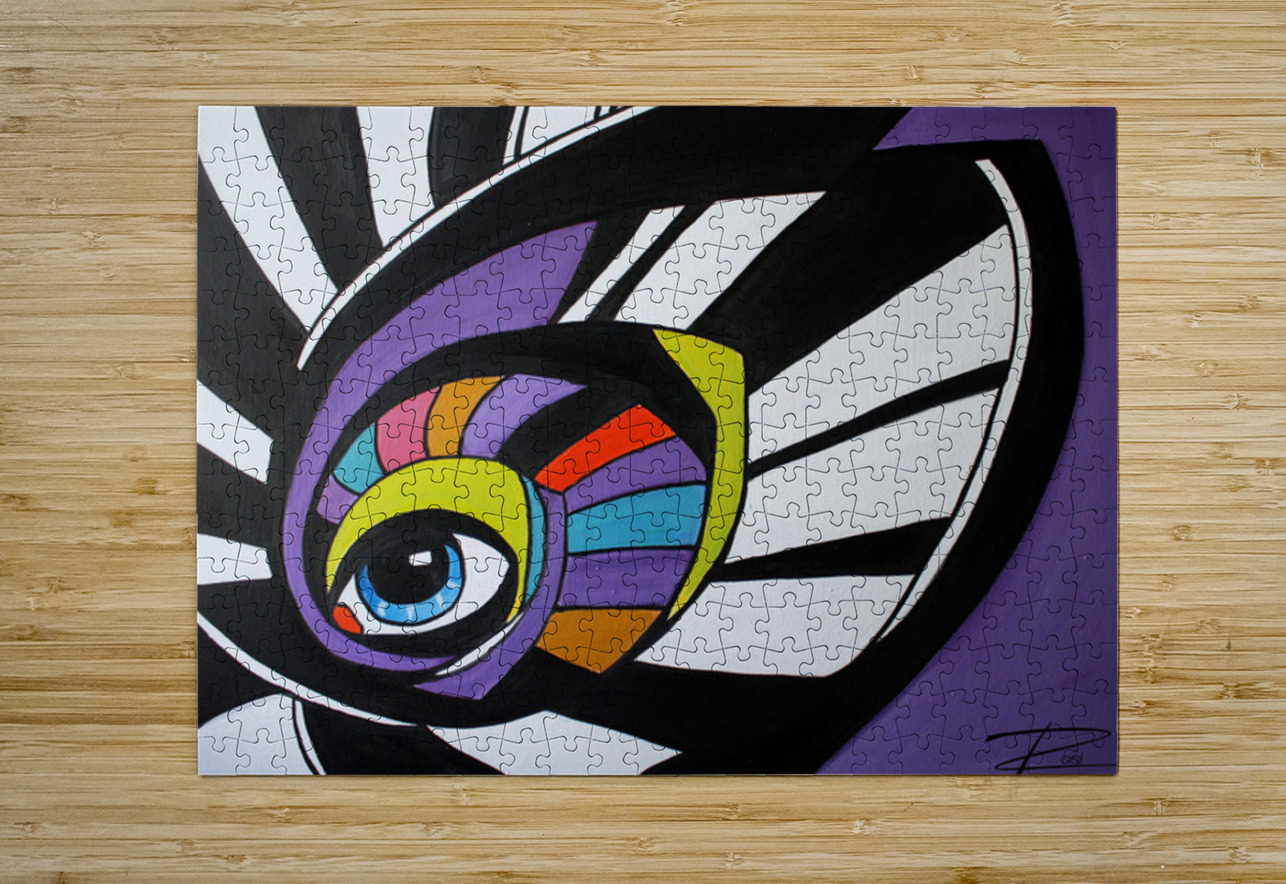 Looking Upstairs Rosi Oldenburg Puzzle printing