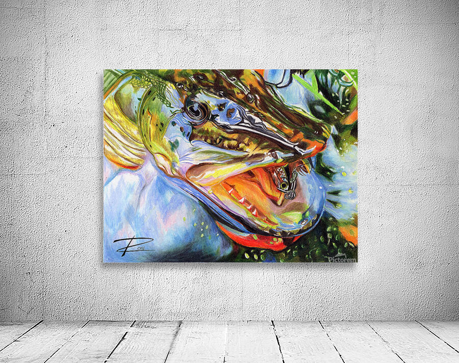 Pike with Lure II Wall Preview