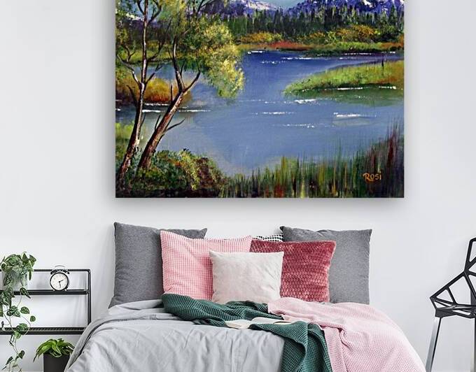 Purple Mountain by Rosi Oldenburg