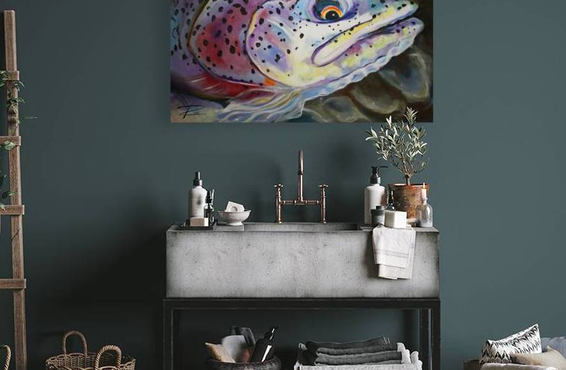 Leopard Trout by Rosi Oldenburg