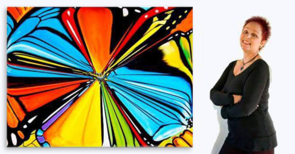 3D Butterfly metal print and Rosi Oldenburg :: Rosi Oldenburg Fine Art