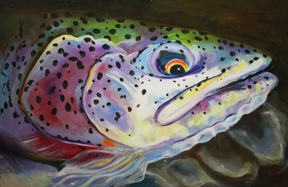 'Leopard Trout' by Rosi Oldenburg