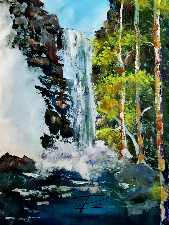 'Waterfall' by Rosi Oldenburg